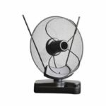 Antena sobna sa pojačalom UHF/VHF crna – spremna za DVB-T, snažan dobitak do 36 dB, podrška za vanjsku antenu i jednostavna instalacija.