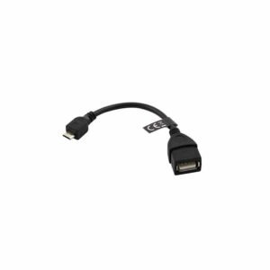 USB 2.0 OTG kabal adapter A-B M/F 10 cm – USB A ženski / Micro USB